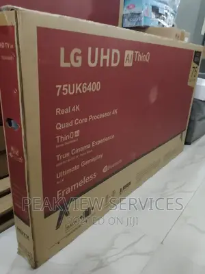 Original LG 75 UHD Smart Tv With Netflix, Bluetooth, Wifi
