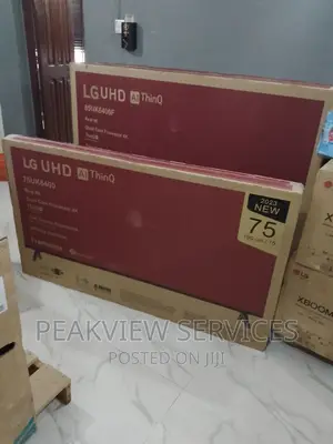 Original 75' Inches LG Smart Tv+Wifi, Bluetooth
