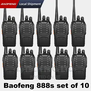 10x Baofeng Bf-888s Two-Way Radio