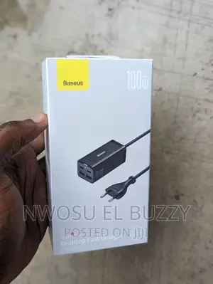 Baseus 100W PD Gan3 Fast Wall Charger Block, 4-Ports