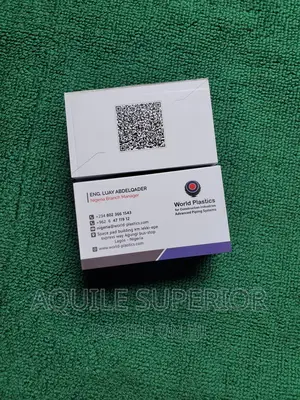 Business Card With Unique Qr Code