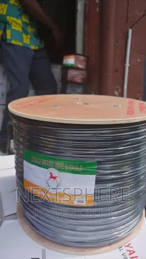 Rg59 CCTV Cable - Copper Coaxial Cable With Power