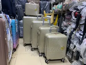 Set of Swiss Polo Plastic Travel Luggage