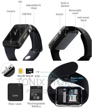 GSM Smartwatch With Sim and Memory Card Slot