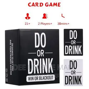 Do Or Drink Card Games For Adults