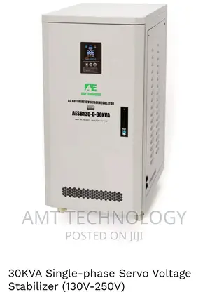 30kva A E Servo Stabilizer Single Phase 130v