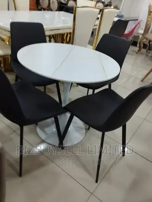 4 Seaters Marble Dining for Home, Restaurant and Bar .