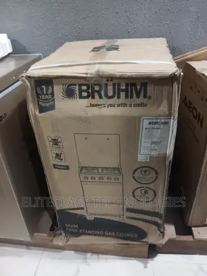 50 X 50 New-in Bruhm Gas Cooker BGC-55401b
