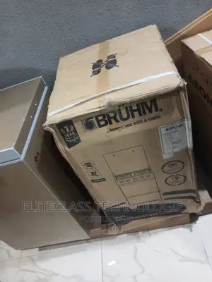 4 Burner Bruhm Gas Cooker BGC-55401b- Adjustable Legs