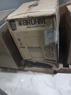 Bruhm Gas Cooker BGC-55401b With Automatic Ignition