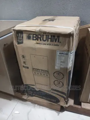 New Four(4) Burner Bruhm Gas Cooker BGC-55401b