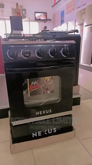 4 Burners Nexus Standing Gas Cooker.