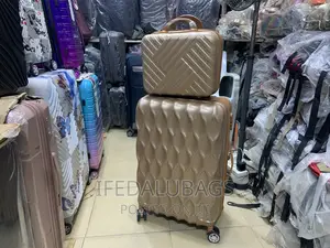 Medium Size Plastic Travel Luggage With Carry on Kit