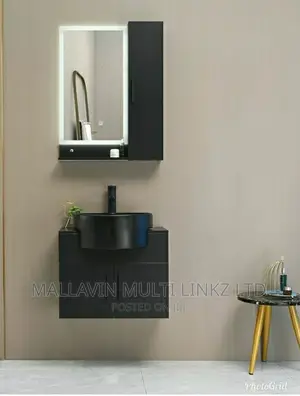 60cm Wall Hung Cabinet Basin With Cabinet Mirrors
