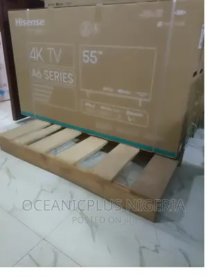 55 Inches Hisense Smart TV Fouani| Brown Catoon