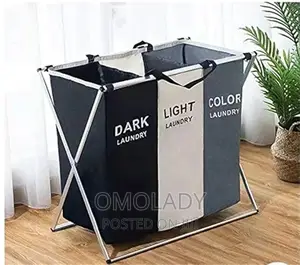 Three Grid Home Laundry Sorter