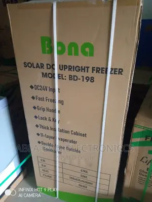 Bona Solar Dc Upright Freezer 198 Liters.