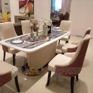 Marble Dining Table With Six Chairs