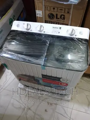 Manual Scanfrost Twin Tub 7kg Wash N Spin Washing Machine