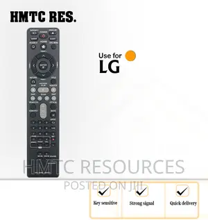 LG 3d/Bluray Home Theatre Sound System Remote Control