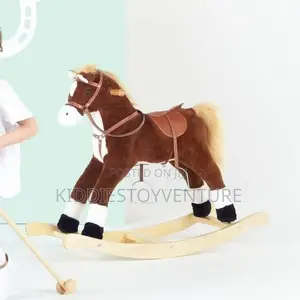 - Baby Rocking Horse Plush, Kid Ride On Toys For 1-3 Year O