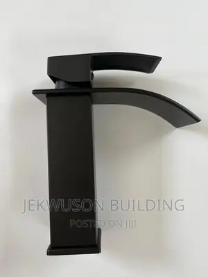 Black Color Basin Mixer Tap(Water Fall)