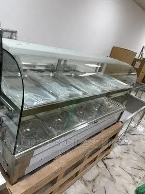 Food Warmer 10bowl Up and Down Curved Glass Foreign