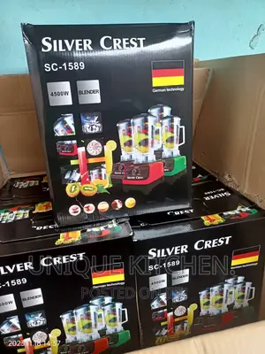 Double Cups Silver Crest Blender 4500w