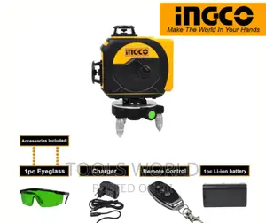 3D Self Leveling Green Line Laser With Tripod