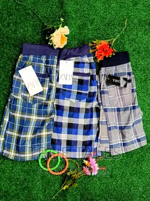 Boy's Cotton Striped Shorts