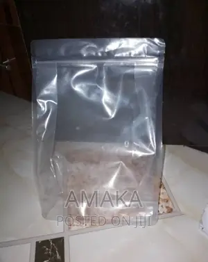 Transparent Flat Bottom Gusset Ziplock Pouch