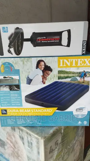 Inflatable Intex Air Mattress With Pump 54'' X 75'' X 10''