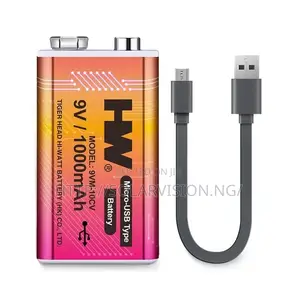 9volt Usb Litium Battery