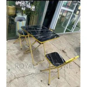 Marble Table and Chair Abuja. Foldable Table and Chair