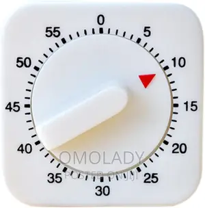 White Square 60-Minutes Mechanical Timer