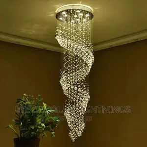 Exclusive L E D Rain Dropping Chandelier Light