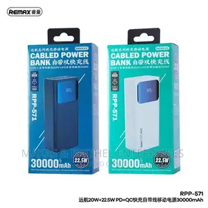 30000mah Fast Charging Remax Power Bank