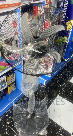 Duravolt 18" Rechargeable Standing Fan With Remote Control