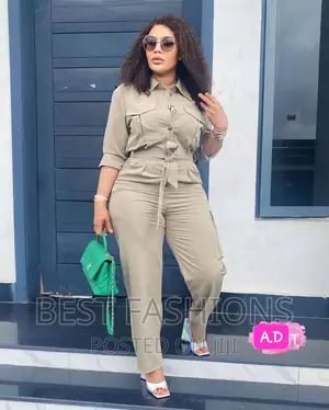 Trendy Ladies Casual Combat Trousers and Top