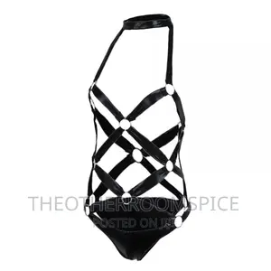 Leather Ladies Underwear Lingerie Club Party Costume