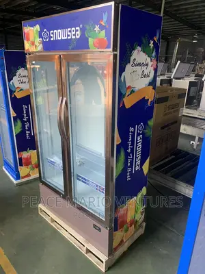 Original Snowsea Double Door Standing Showcase Chiller