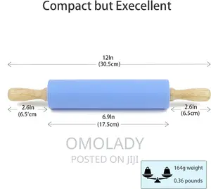 Silicone Rolling Pin Blue