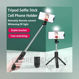 Selfie Stick Tripod Stand With Fill Light and Wireless
