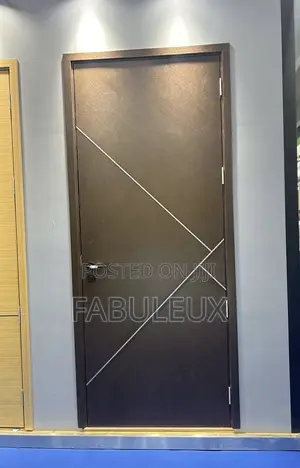 Chromed HDF Material Door