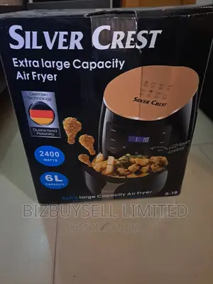 6l Silver Crest Air Fryer.
