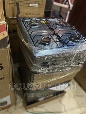 Eco Friendly SCANFROST Gas Cooker 4 Burner +Oven