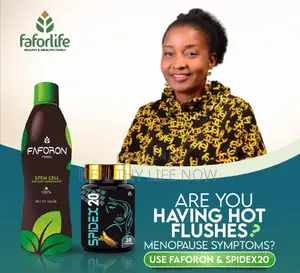 Get Faforon and Spidex20 to Treat Early Menopause Symptoms