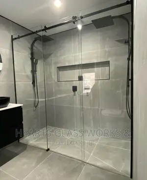 Matt Black Shower Enclosure With 10mm Tempered