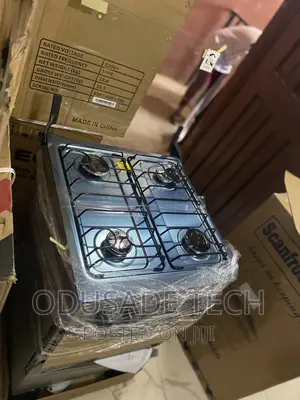 SCANFROST Gas Cooker New 4 Burner +Oven