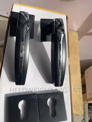 Black Heavy Duty Security Door Lock
